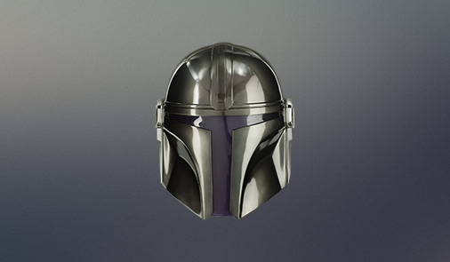 Mandalorian helmet from Sideshow Collectibles