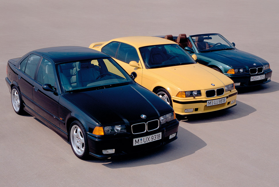 Three differeing e36 models.